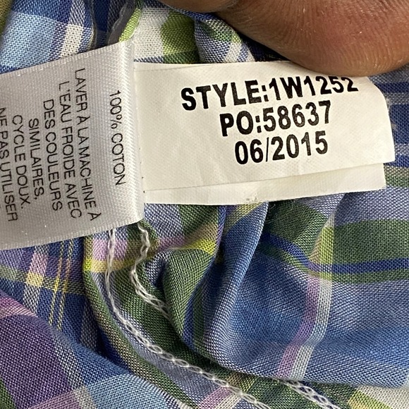 Vineyard Vines Mens Slim Fit Whale Shirt Plaid Button Down Long Sleeve Size S - Picture 7 of 9